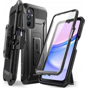 SUPCASE Hoesje voor Samsung Galaxy A16 met displaybeschermfolie (Unicorn Beetle Pro), [geïntegreerde standaard en riemclip] [Militaire kwaliteit] Robuuste all-round hoes voor Galaxy A16 (2024