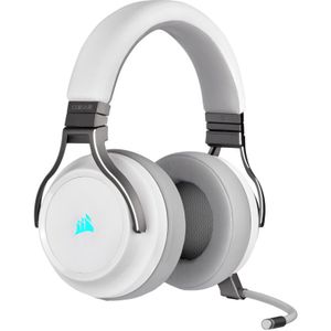 Corsair Virtuoso RGB Draadloze High-Fidelity Gaming Headset (Geschikt Voor PC en Playstation 4) - Wit