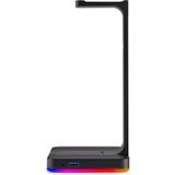 Corsair - ST100 RGB - Headset Stand - Zwart - Aluminium - 7.1 Virtual Surround Sound