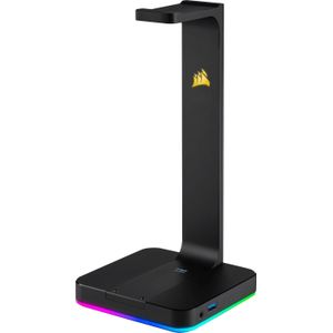 Corsair - ST100 RGB - Headset Stand - Zwart - Aluminium - 7.1 Virtual Surround Sound