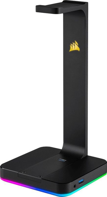 Corsair - ST100 RGB - Headset Stand - Zwart - Aluminium - 7.1 Virtual Surround Sound