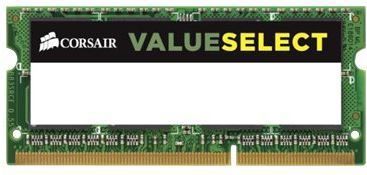 Corsair - ValueSelect - RAM - Zwart - 1 x 4GB, 1600 MHz, DDR3 SO-DIMM
