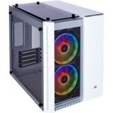 Corsair - Kristal 280X - PC-behuizing - Wit - Micro-ATX, RGB, Gehard Glas, Tweekamerindeling