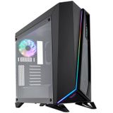 Corsair - Spec-Omega RGB - PC Behuizing - Zwart - Mid-Tower ATX, Gehard Glas, 30 RGB-LED's