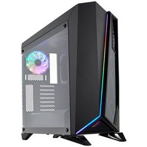 Corsair - Spec-Omega RGB - PC Behuizing - Zwart - Mid-Tower ATX, Gehard Glas, 30 RGB-LED's