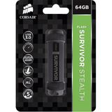 Corsair Survivor Stealth (V2) USB stick 64 GB