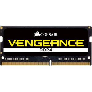 Corsair Vengeance SODIMM 8GB (1 x 8 GB) DDR4 2400 MHz CL16 geheugen voor notebooks (ondersteunt Intel Core™ i5 en i7 van de 6e generatie), zwart