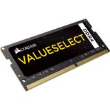 Corsair - ValueSelect - RAM - Zwart - 1 x 16GB - 2133 MHz - DDR4 SO-DIMM