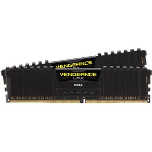 Corsair, Desktop Werkgheugen, Vengeance LPX, 32Gb (2X16Gb), DDR4 2666Mhz C16 Xmp 2.0, Zwart