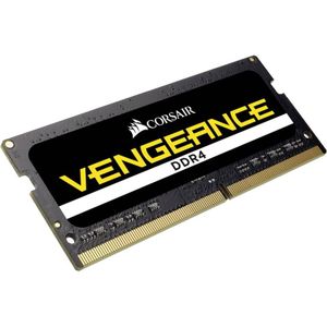 Corsair Vengeance SODIMM 16 GB (1 x 16 GB) DDR4 2400 MHz CL16 Geheugen voor Notebooks (ondersteunt Intel Core™ i5 en i7 van de 6e generatie), Zwart