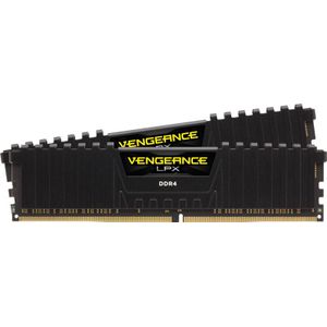 Corsair CMK16GX4M2B3200C16, Vengeance LPX Geheugen 16 GB (2 x 8GB) DDR4 3200MHz C16 XMP 2.0, high-performance geheugenkit - zwart