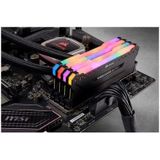 Corsair Vengeance RGB PRO - Enthousiaste Memory Kit (32GB (4x8GB), DDR4, 3200MHz, C16, XMP 2.0) Dynamische RGB LED-verlichting - Zwart