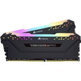 Corsair Vengeance Rgb Pro 16Gb (2X8Gb) Ddr4 Corsair Vengeance Rgb Pro 16Gb (2X8Gb) Ddr4 3000Mhz C15 Xmp 2.0 Enthousiast Rgb Led-Verlichting Geheugenset, Zwart