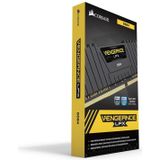 Corsair Vengeance LPX, 16GB (1 x 16 GB) DDR4, 3000 MHz, C16, XMP 2.0, geheugenset - zwart