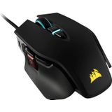 Corsair M65 ELITE RGB Optical FPS Gaming Mouse (18000 DPI Optische Sensor, Instelbare Gewichten, 8 Programmeerbare Knoppen, 3-Zone RGB Multi-Colour Achtergrondverlichting, Xbox One Compatibel) - Zwart