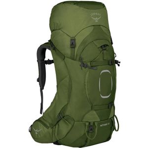 osprey aether 55 hiking backpack green