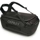 Osprey Unisex Transporter 40 Duffel Bag voor volwassenen, zwart, Eén maat