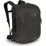 Osprey Unisex Transporter Global Carry-On Bag Duffel voor volwassenen, zwart, Eén maat