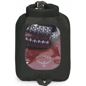 Osprey Europe Dry Sack 3 waterdichte tas met venster, uniseks, zwart