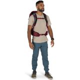 Osprey - Dagrugzakken - Hikelite 28 Chameleon/Black voor Unisex - Maat S\/M - Bordeauxrood