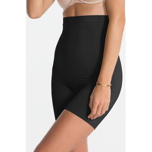 SPANX OnCore sterk corrigerende High-Waisted Mid-Thigh short zwart