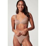 SPANX Ecocare Seamless Shaping seamless medium corrigerende string donkerbeige