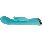 G-spot Vibrator Evolved Bunny Blauw