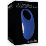 Adam & Eve Koppels Cockring - Blauw