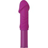 Adam & Eve - Eve's Satin Slim - Klassieke vibrator met opzetstuk