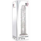 Adam & Eve Adam's Crystal Clear 8"" Dong Transparant