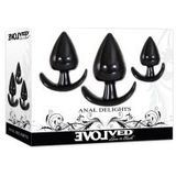 Set van 3 anaalplugs Evolved -