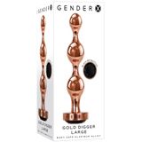 Anal Beads Gold Digger Large