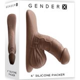 Realistische Dildo Packer Dark - 10 cm