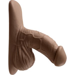 Realistische Dildo Packer Dark - 10 cm