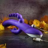 Evolved - Lick Me Triple Stim Vibe Vibrator - Paars