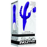 Evolved - Lick Me Triple Stim Vibe Vibrator - Paars