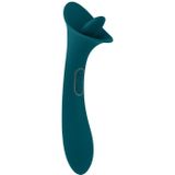 Playboy - True Indulgence G-spot Vibrator Groen - Likkende Tong Vibrator - G-spot Vibrator - Orale Sex Vibrator