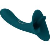 Playboy - True Indulgence G-spot Vibrator Groen - Likkende Tong Vibrator - G-spot Vibrator - Orale Sex Vibrator