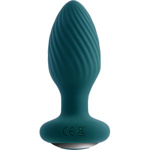 Playboy - Spinning Tail Teaser Buttplug - Teal