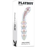 Playboy Pleasure - Jewels Double - Dubbelzijdige glazen dildo