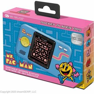 Draagbare Spelcomputer My Arcade Pocket Player PRO - Ms. Pac-Man Retro Games Blauw