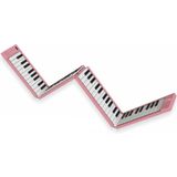 Zwartstar CARRY-ON-FP88-PK Carry-on Van Roze Draagbare Opvouwbare Digitale Piano Met 88 Toetsen USB MIDI Controller Met Oplaadbare Batterij Roze