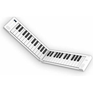 Carry-on FP-49 Touch 49 Toetsen Touch Wit Draagbare Vouwen Digitale Piano door Blackstar USB MIDI Controller met Oplaadbare Batterij