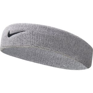 Nike Swoosh Headband Hoofdband (Sport) - Maat One size - Unisex - grijs