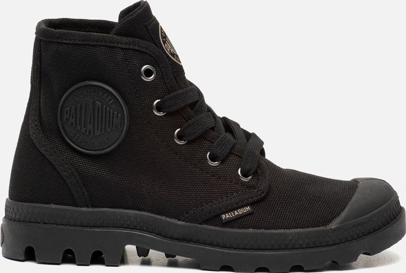 Palladium - Hoge Schoen - Zwart - Katoen - Veganistisch