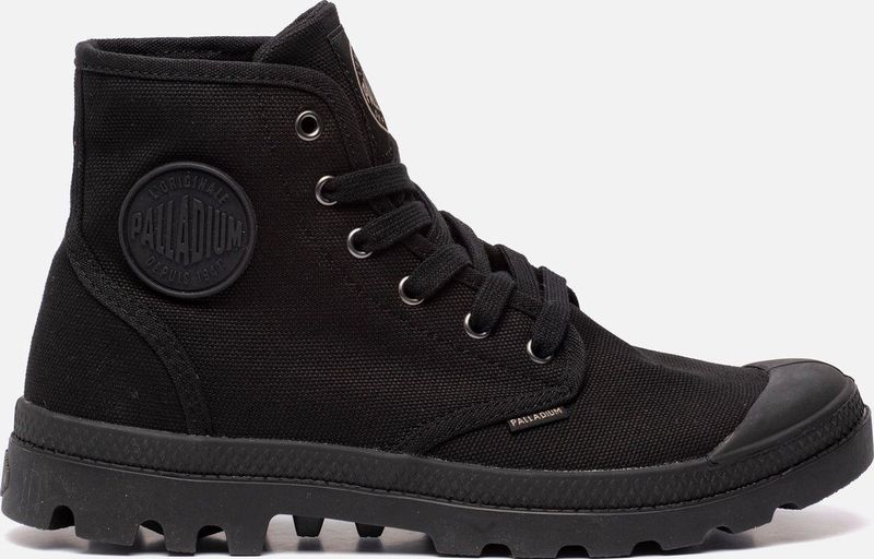 Palladium Pampa High veterboots zwart Canvas - Heren