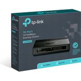 TP-Link TL-SF1016D Unmanaged Fast Ethernet (10/100) Zwart