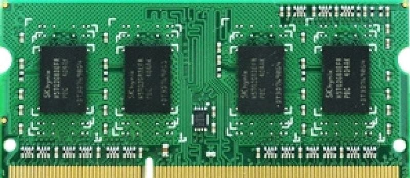 Synology - D3NS1866L-4G - RAM Geheugen - Groen - 4 GB DDR3 SDRAM, 1600 mHz, 204-pin SO-DIMM
