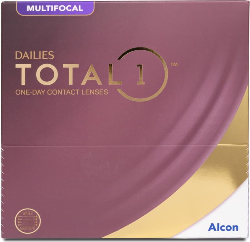 Dailies Total 1 Multifocal - Daglenzen - 90 Lenzen - Silicone Hydrogel Multifocale - Delefilcon A