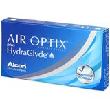 Air Optix Plus Hydraglyde (6 lenzen) - maandlenzen, silicone hydrogel sferische en asferische, Lotrafilcon B